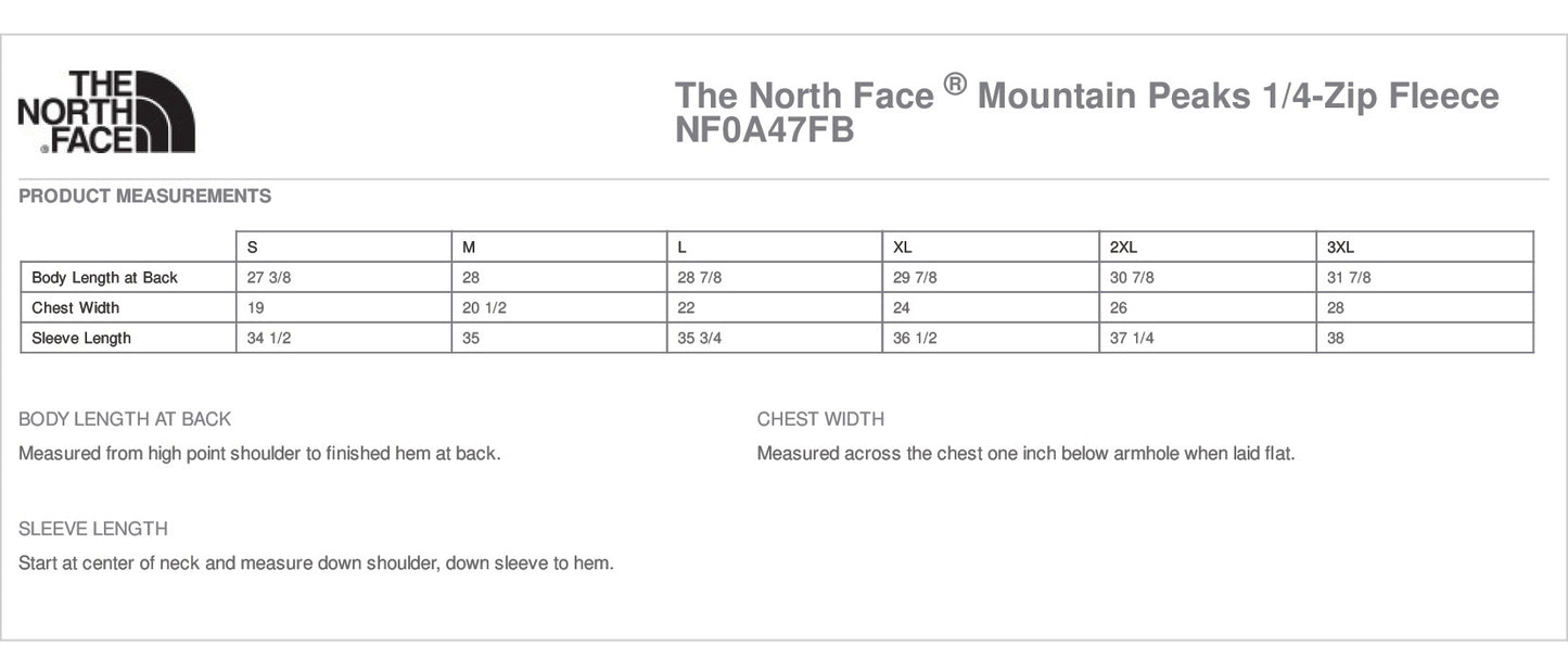 The North Face ® Mountain Peaks 1/4-Zip Fleece - NF0A47FB